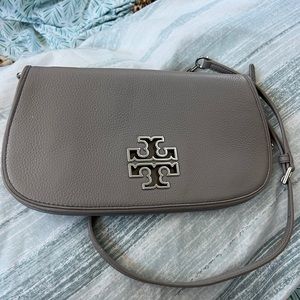 Tory Burch purse brand new grey tan